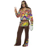 Psychedelic Hippie man