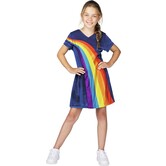 Dress K3: rainbow blue