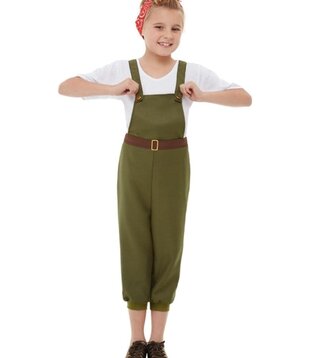 Costume de petite fille de la Seconde Guerre mondiale