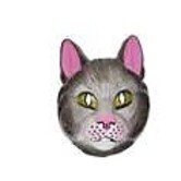 masque de chat en plastique