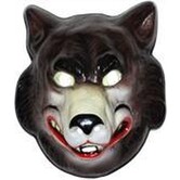 plastiek masker wolf