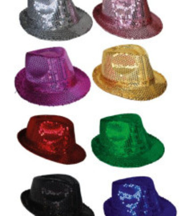 Funny Fashion Borsalino pailleté