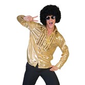 Disco hemd goud