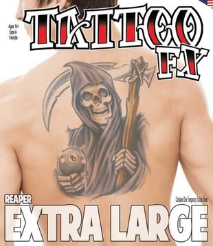 FX Tattoo Grim Reaper Extra Large