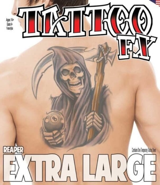 FX Tattoo La Faucheuse Extra Large