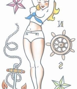 Tattoo FX  Sailor Pin Up