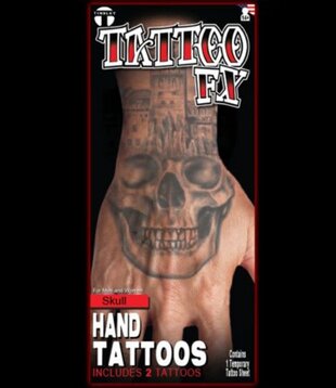 Hand Tattoo / Doodshoofd