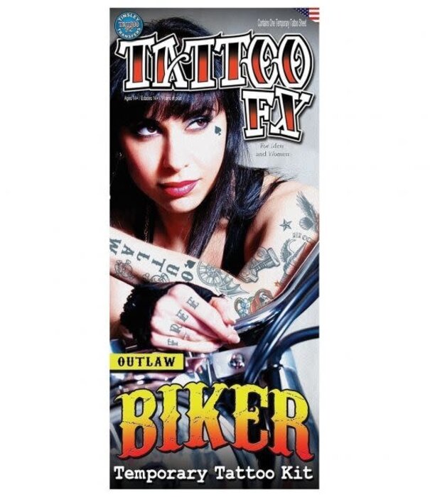 Tatouage de personnage / Motard hors-la-loi