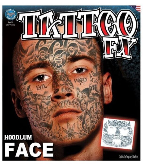 FX Face tattoo Hoodium