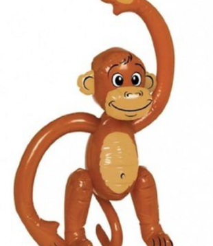 Opblaasbare aap (58cm)