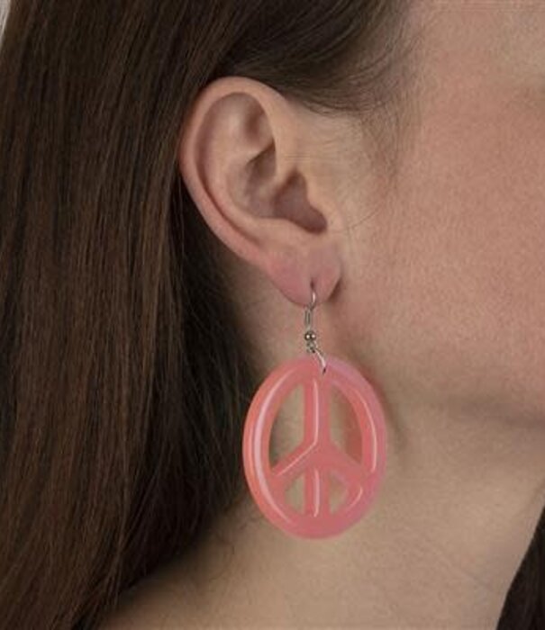 boucles d'oreilles de paix