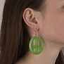 peace earrings
