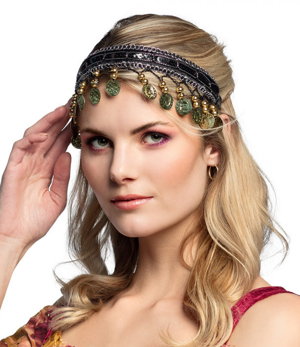 diadeem belly dance rood