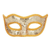 Eye mask Venice sequins gold