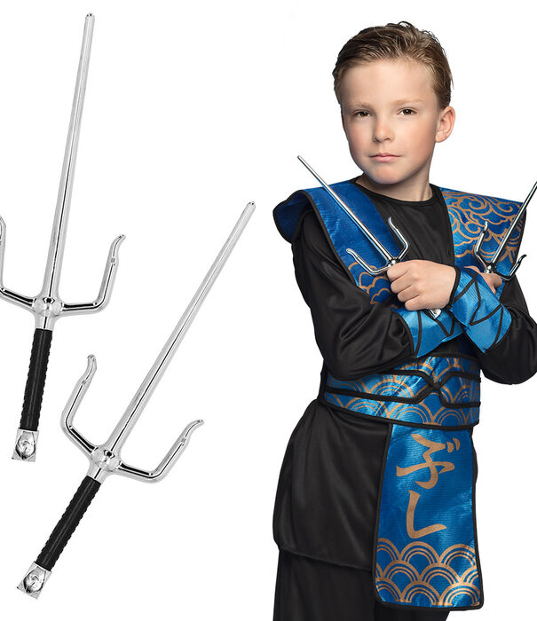 Set 2 Ninja sai vorken (30 cm)