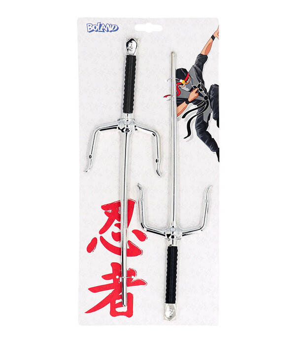 Set 2 Ninja sai vorken (30 cm)