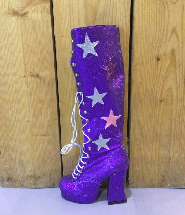 botte disco à paillettes