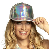 Casquette Holo argent (réglable)