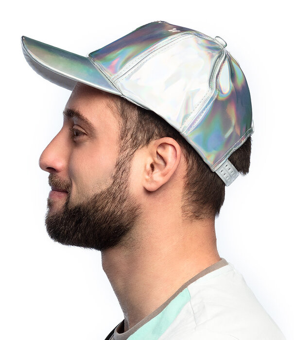 Cap Holo silver (adjustable)