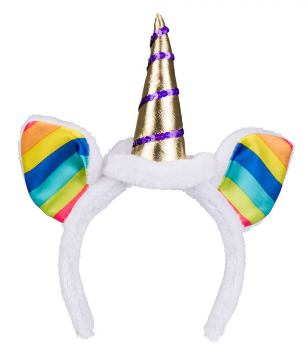 Tiare licorne arc-en-ciel