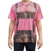 T-shirt en lederhosen
