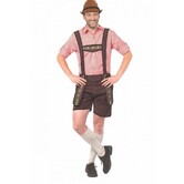 Lederhose Johann marron foncé 2XL short