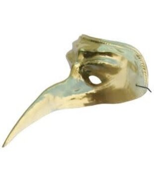 mask beak Venetian gold