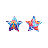 cache-tétons étoiles tie-dye cache-tétons
