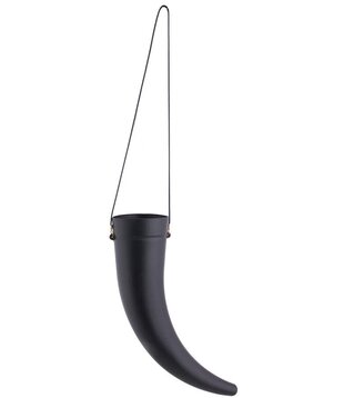 Gobelet en corne viking médiévale chevalier