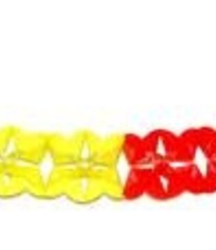 Guirlande rouge jaune noire