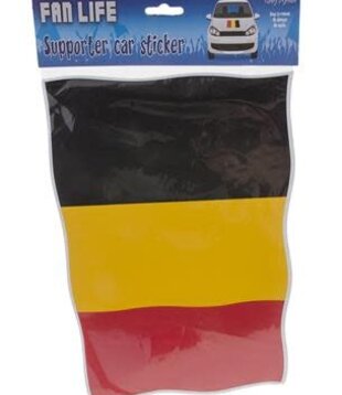 AUTOCOLLANT POUR VOITURE BELGIQUE 22 X 33 CM