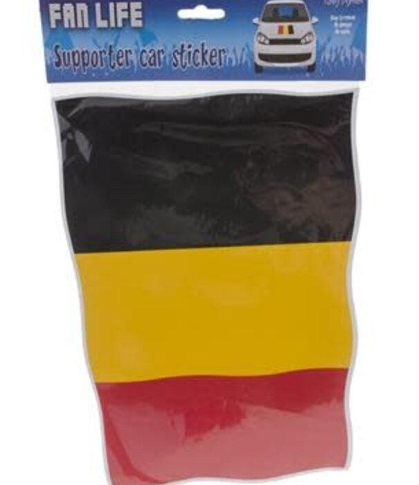 CAR STICKER BELGIUM 22 X 33 CM