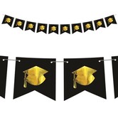 Garland 5 m Graduation Party Black Gold