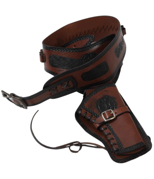 Denix Leren Holster voor 1 pistool (pistool niet inbegrepen) Denix