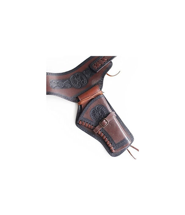 Denix Leren Holster voor 1 pistool (pistool niet inbegrepen) Denix