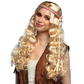 Perruque hippie avec bandeau