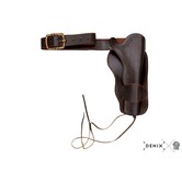 Étui en cuir marron pour revolver Denix