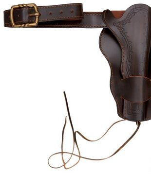LEATHER HOLSTER FOR REVOLVER BROWN Denix