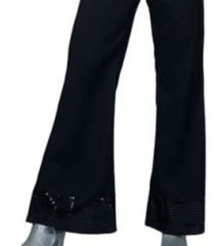 pantalon disco noir