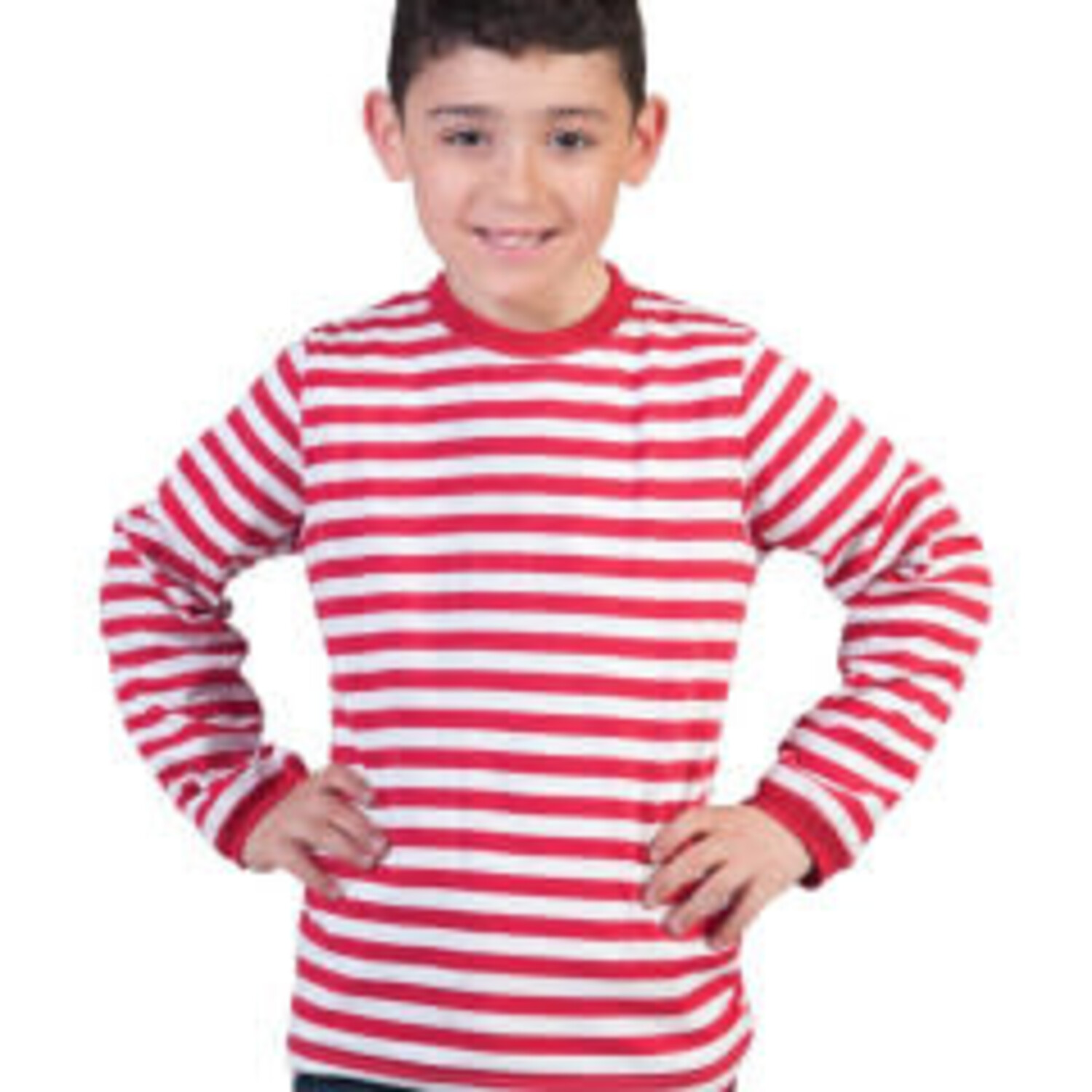 Dorus trui rood wit Huis Baeyens
