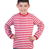 Dorus sweater red/white
