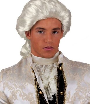 perruque rococo homme blanc