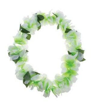 couronne de fleurs verte