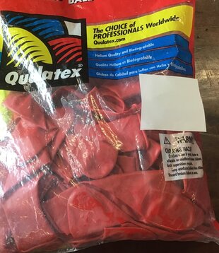 ballons coeur 17 pouces (43,18 cm) rouge