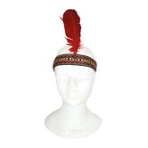 Native American headdress with feather