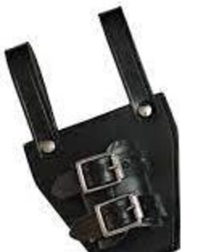 leather sword rail black Denix