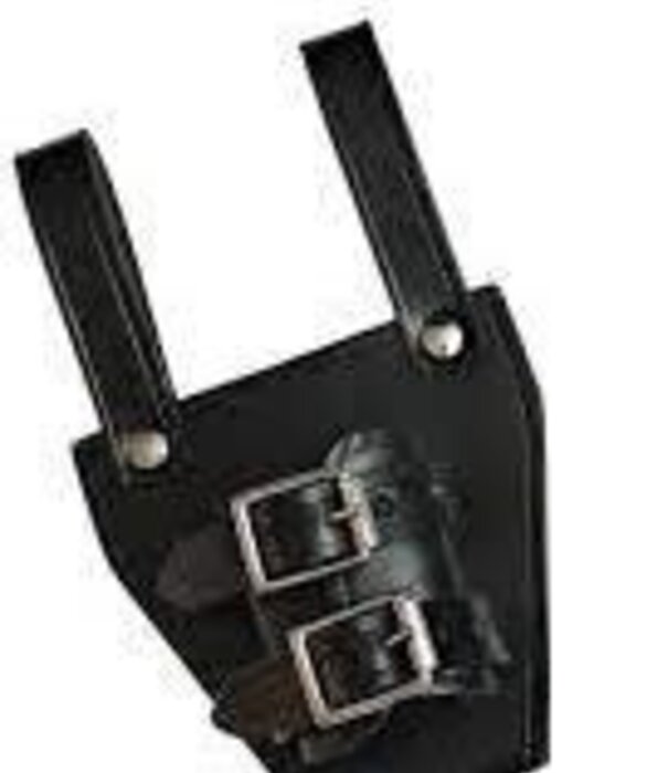 lederen zwaarddrager zwart Denix