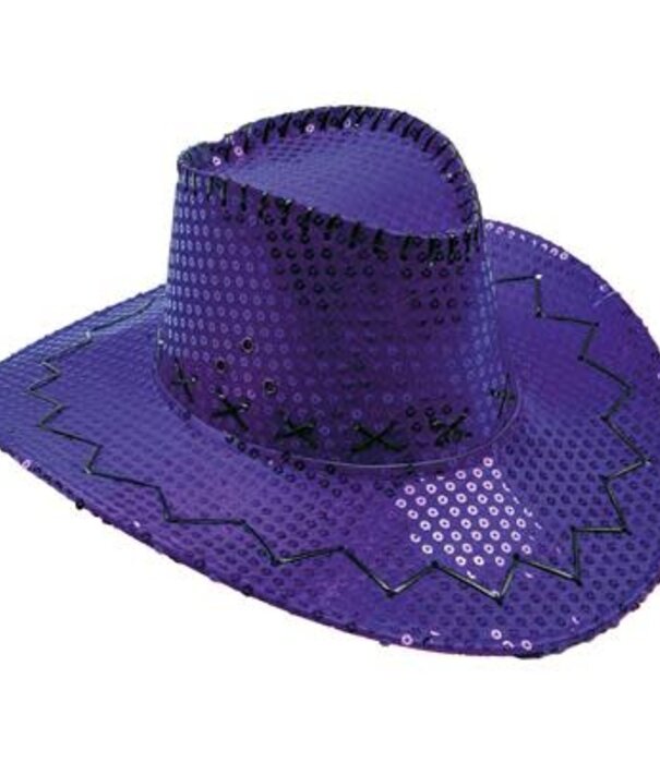 chapeau de cow-boy avec paillettes