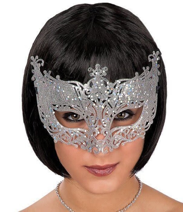 Masker met glitter