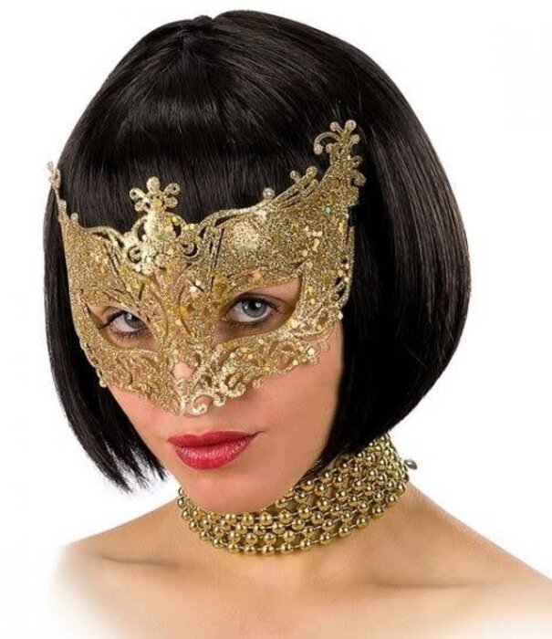 Masker met glitter
